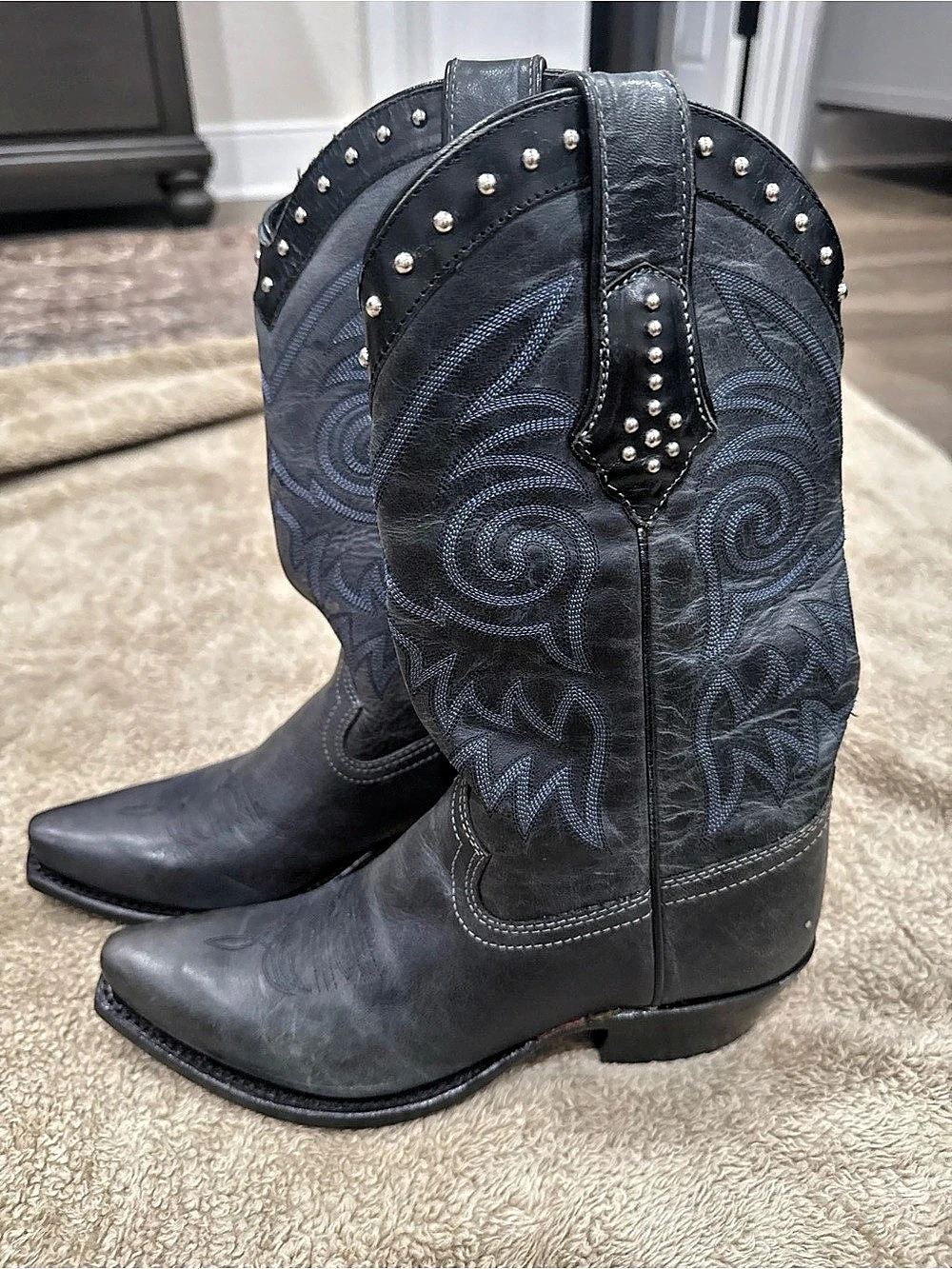 Gypsy Rose Western Boots in Black
